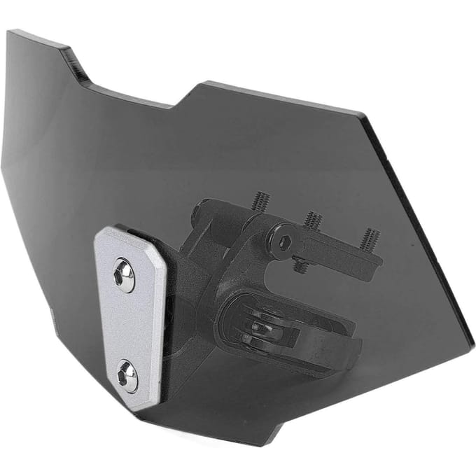 Motorfiets Windscherm Acryl Verhoogd Verstelbaar Clip-on Winddeflector Windscherm Verlengstuk voor gray