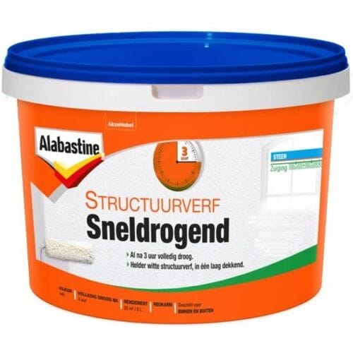Alabastine Structuurverf Sneldrogend Extra Fijn - 5 liter