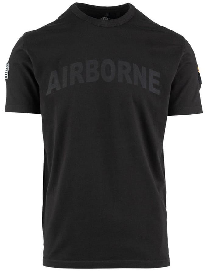 Fostex T-shirt 101st Airborne Heavy Zwart M