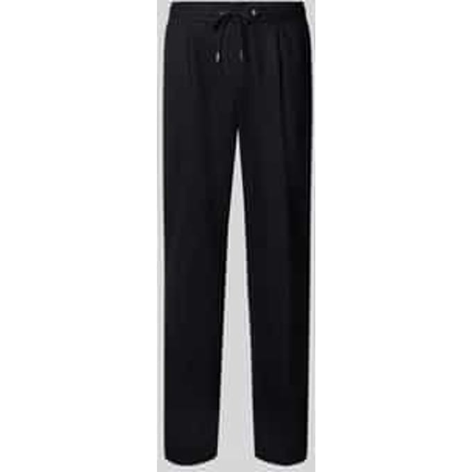 Regular fit broek met wol