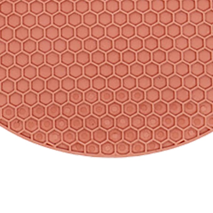 Onderzetter Rubber Antislip Diameter 18cm Dikte 0.5cm Zeer Efficiënte Warmte-isolatie Keukenpan brown