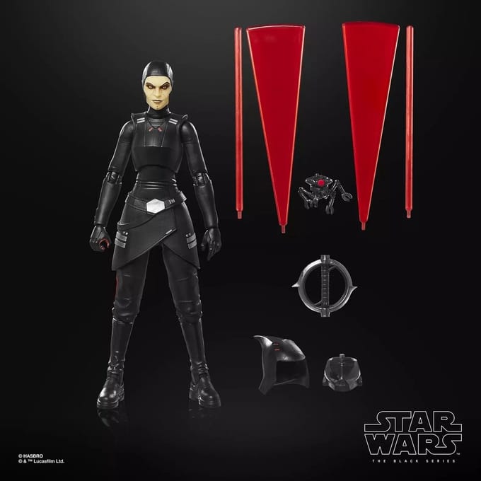 Star Wars Rebels Black Series Seventh Sister inquisitor 15 cm