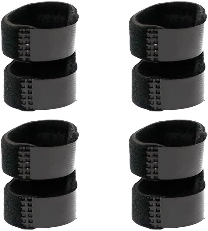 Set van 4 Vinger Splints voor Middenvinger en Duim - Ondersteuning bij Trigger Finger, Tendinitis en Artritis