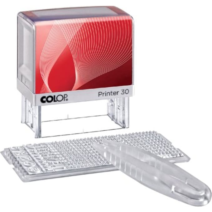 Tekststempel Colop Printer 30/1 personaliseerbaar 5regels 47x18mm