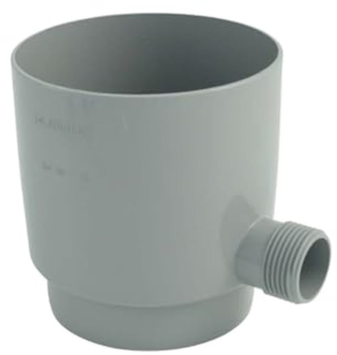 Regenton - Wateropvang Ton - Tuin Water Geven - Met Overloopstop - 75 mm - Grijs
