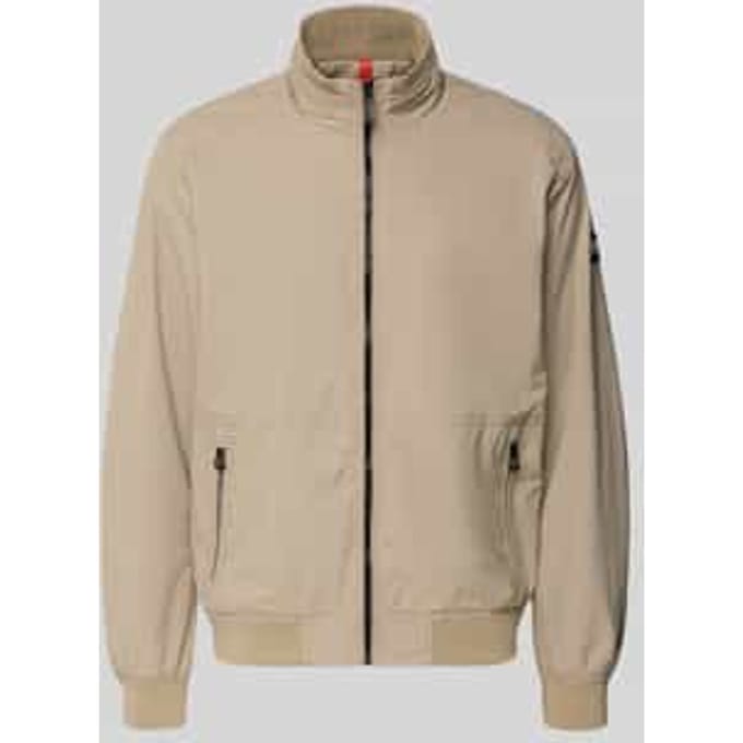 regular fit jack met opstaande kraag