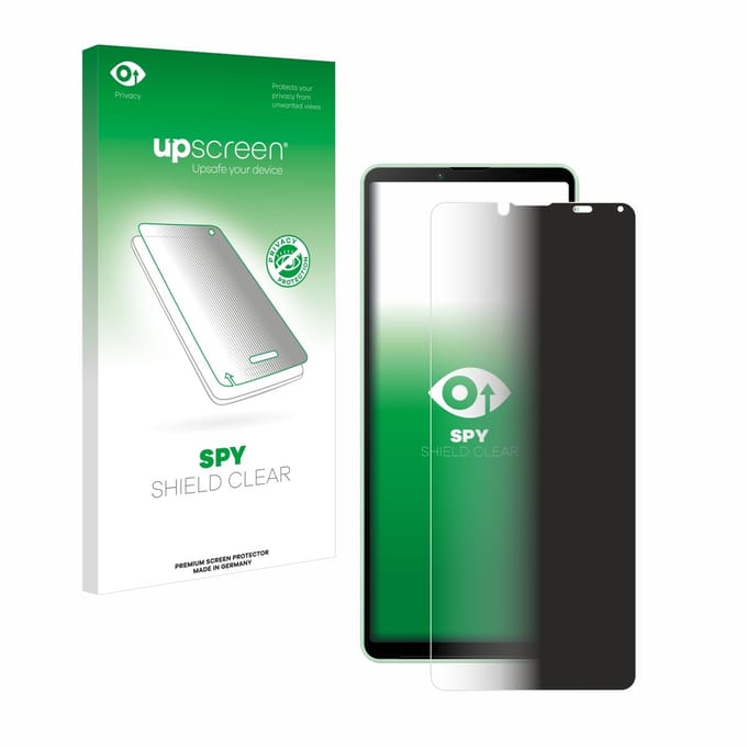 upscreen - privacy screenprotector voor Sony Xperia 10 V - Folie Beschermfolie Blauwlichtfilter
