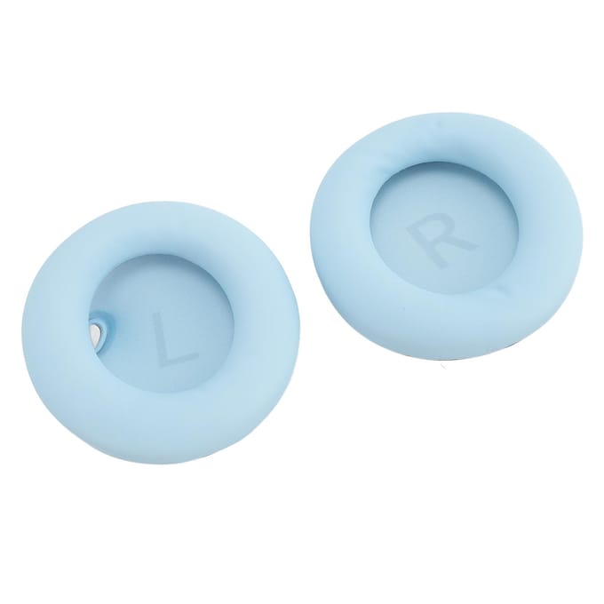 Coussinets d'oreille de remplacement pour Anker Soundcore Space One Isolation du bruit Haute élasticité Coussinets d'oreille pour casque bleu