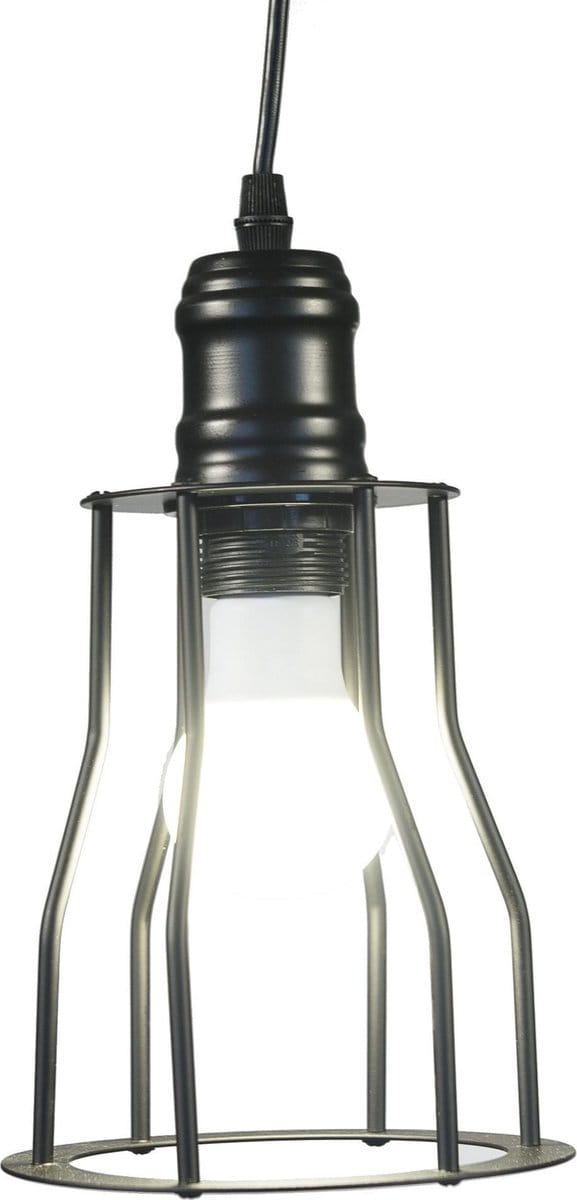 Scandinavische Draadhanglamp Zwart - Scaldare Novi