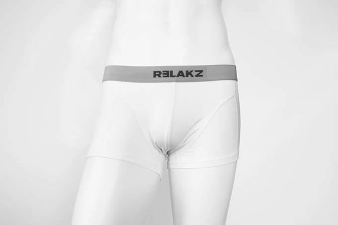 RELAKZ Bamboe Katoen Heren Trunk Wit M - 2-pack