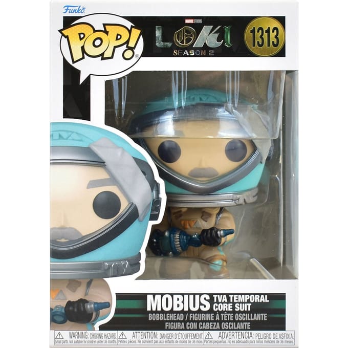 Verzamelaarsbeeldje Funko Loki POP! Vinyl Mobius (TVA Temporal Core Suit)