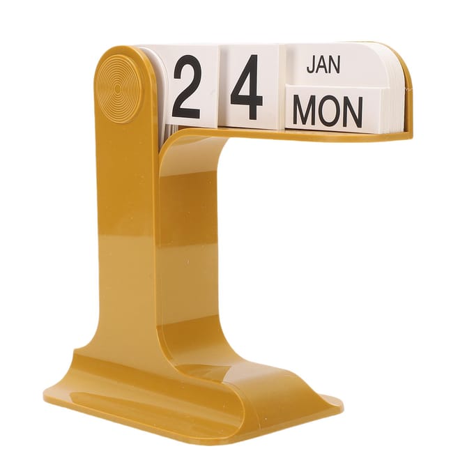 Eeuwigdurende Kalender 2025-2026 Dagelijks Bureau Ornament   Woondecoratie Bureauaccessoires white