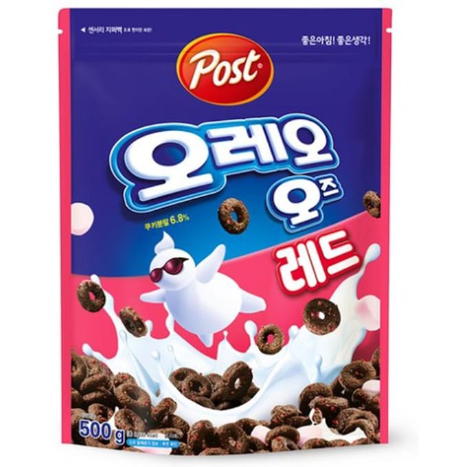 POST Oreo O's Rood 500g (2 opties) #1PCS red