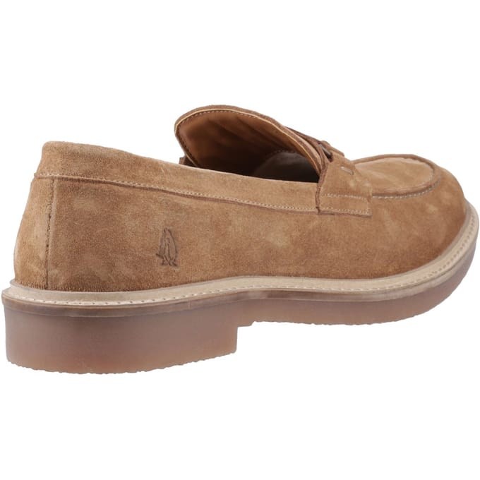 Hush Puppies Gryffin Leren Heren Tan Instappers