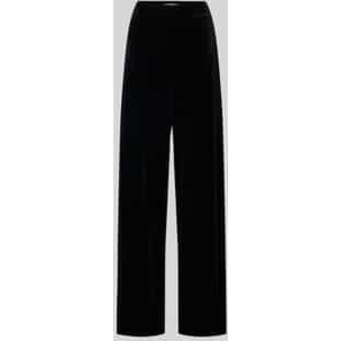 Wide fit stoffen broek met brede band