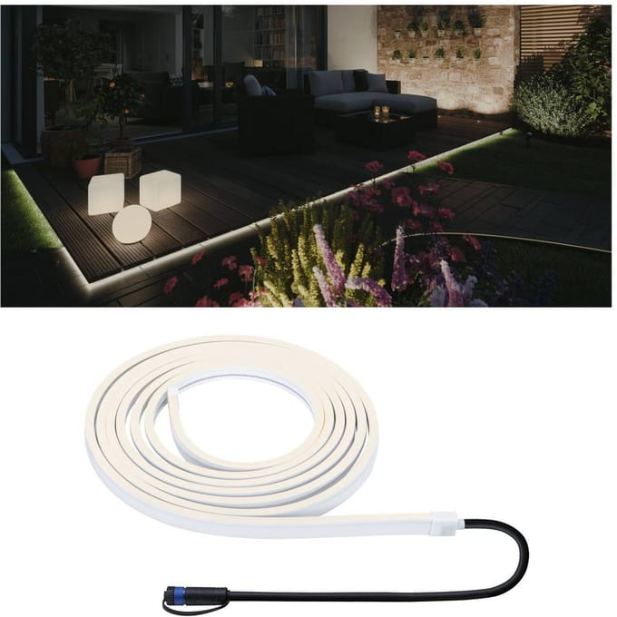 Paulmann Stripe Smooth 94680 Verlichtingssysteem Plug&Shine LED-strip LED 26 W Warmwit Zwart