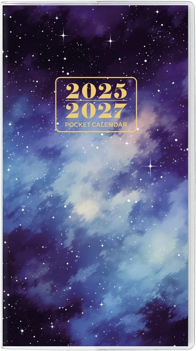 Zakplanner 2025-2026 Compact Formaat met Sterpatronen