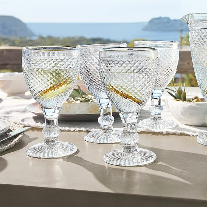 LOBERON Glas set van 4 Santerre helder