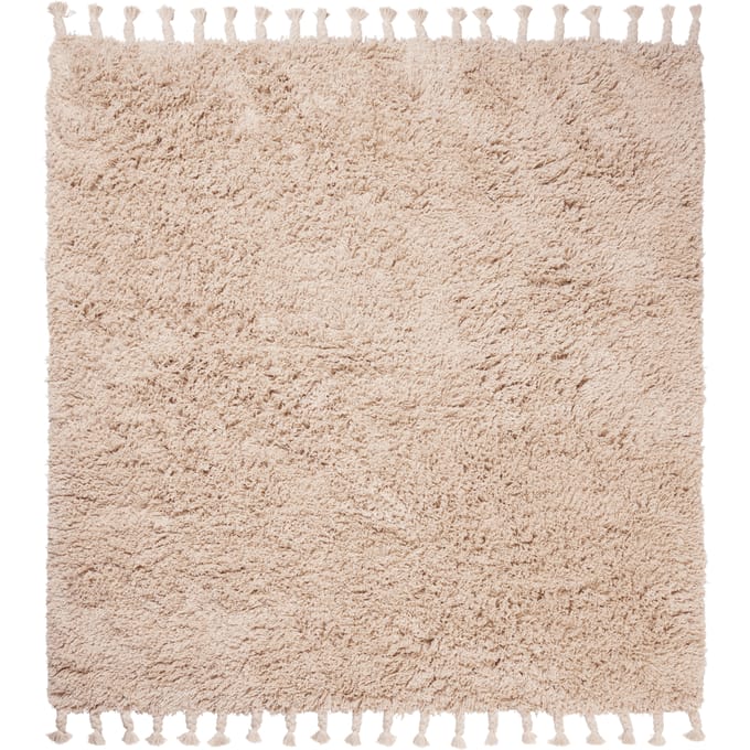 Ferm Living Amass Tapijt - wit - 140 x 140 cm