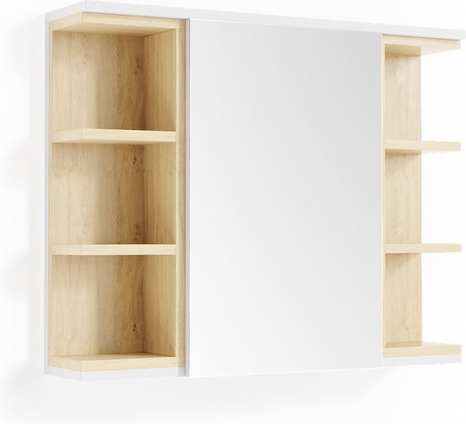 Vicco Aquis Badkamerspiegelkast – 79.6 x 64 cm Wit