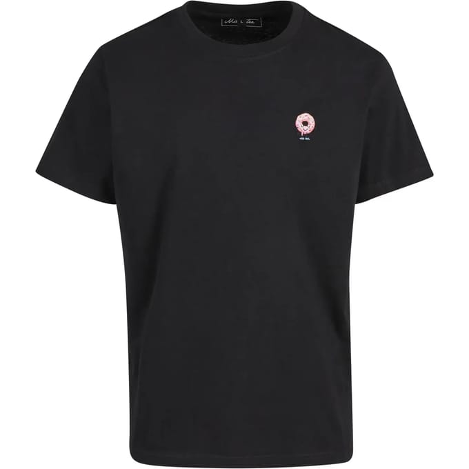 Mister Tee - Donut EMB Heren Tshirt - S - Zwart