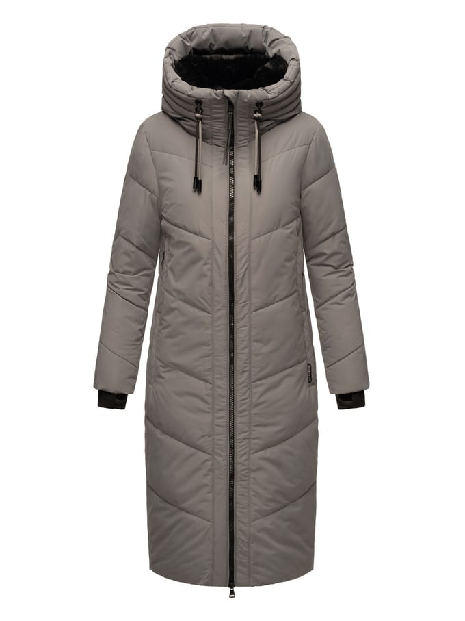 Marikoo Nadaree dames winterjas – lang, warm & met capuchon