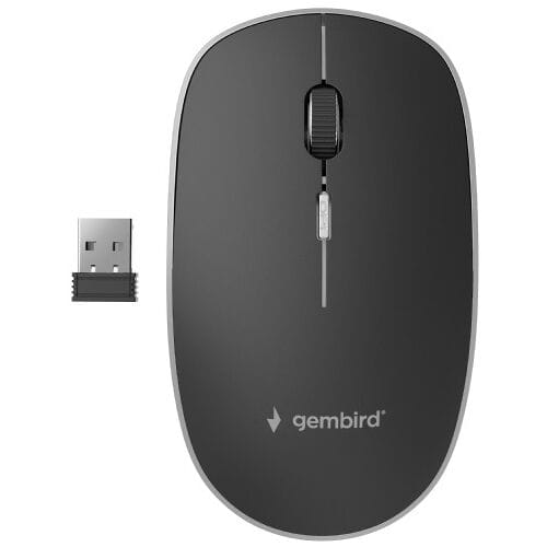 Gembird Wireless optical mouse 4B-01 - Muis - Optisch - 4 knoppen - Zwart