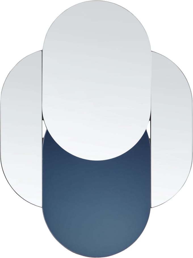 CHAILLON - Wandspiegel - Blauw - Glas