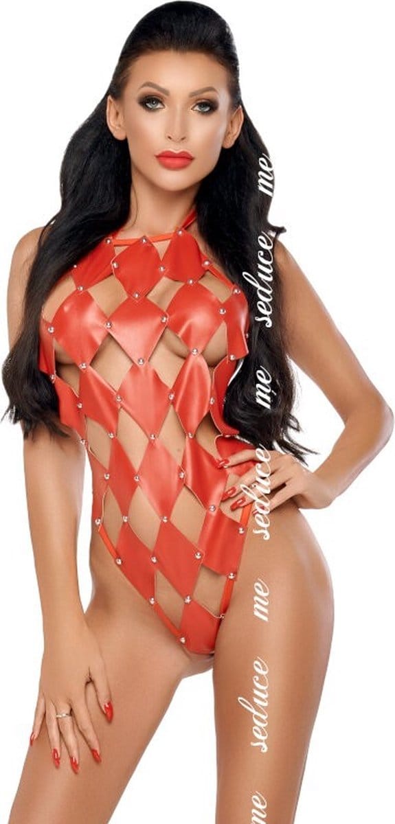 Me-Seduce - Gwen Teddy Red Xxl/Xxxl