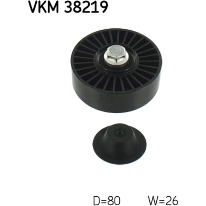Spanrol/geleiderpoelie, V-riem SKF VKM 38219