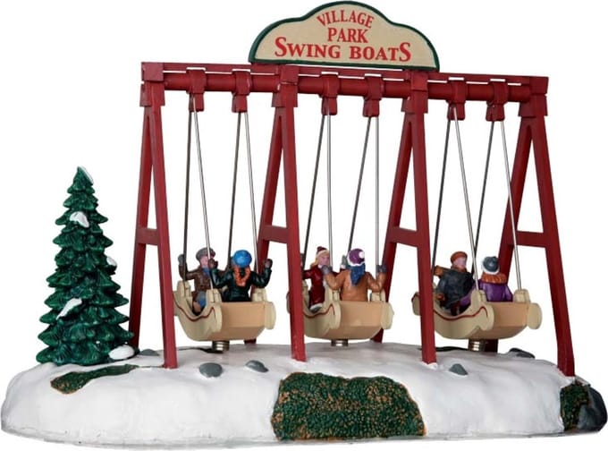 Lemax - Swing Boats -  B/o (4.5v) - Kersthuisjes & Kerstdorpen