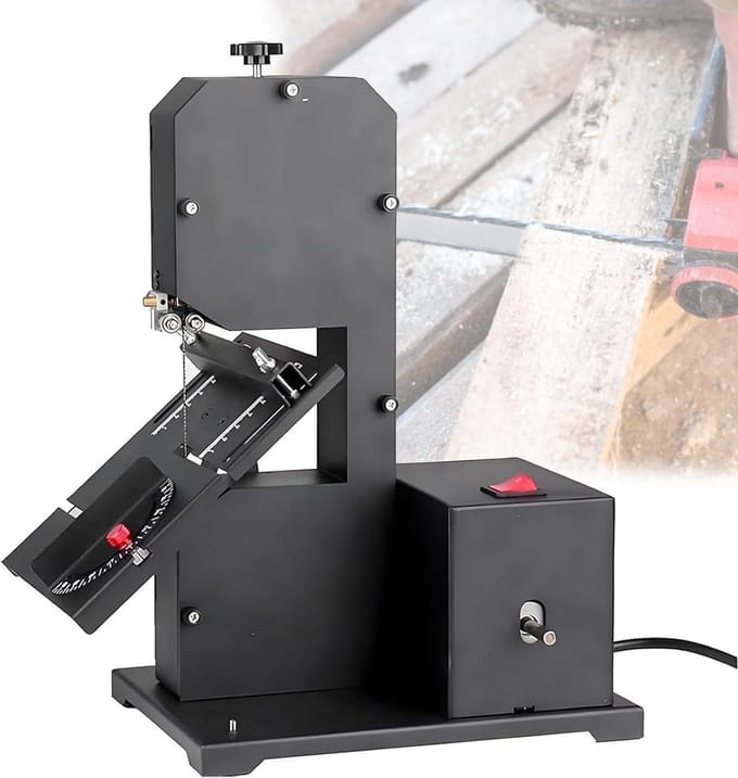 Mini Lintzaagmachine - Tafelzaag Set - Houtbewerking Klussen - 4-in-1 Multifunctioneel - 70 mm zaaghoogte - Multicolor