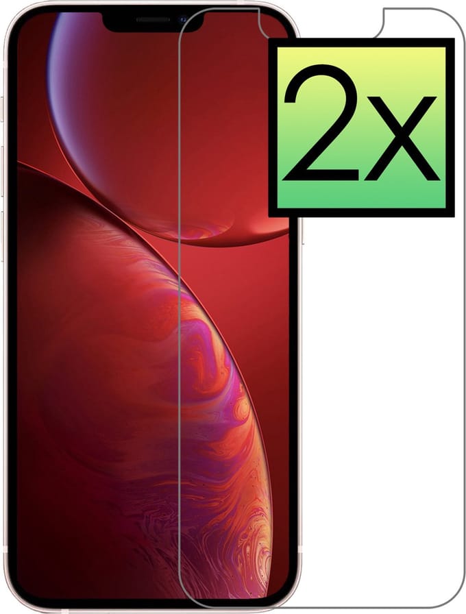 Screenprotector - 2 Stuks - Geschikt voor Apple iPhone 14 Plus - Extra Sterk - Beschermglas - Gehard Glas - Tempered Glass - Screen Protector - Bescherm Cover