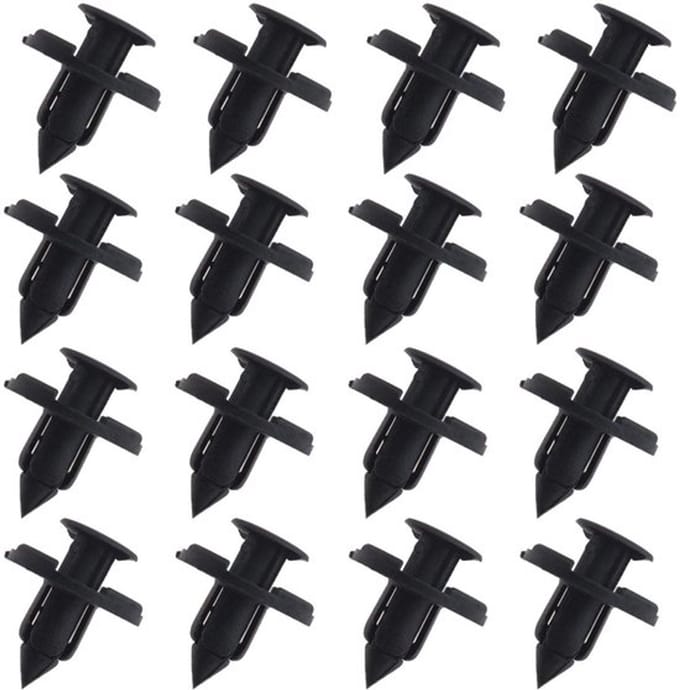 Dailygoody - Auto Bumper Retainer Clips - 50 Stuks - Nylon - Zwart