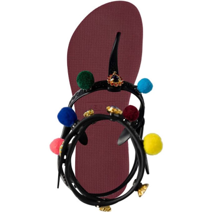 Uzurii | Teenslippers | Dames | Robijn | Maat 37/38