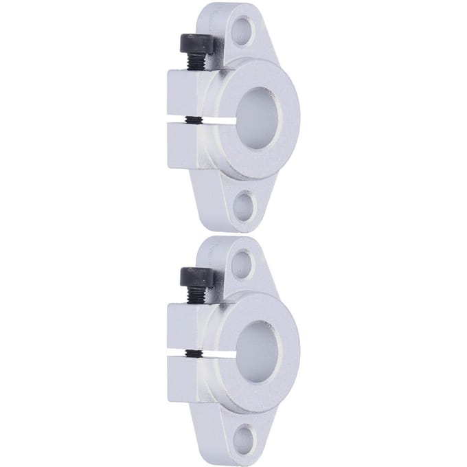 2 Stuks SHF12 Lineaire Beweging Railgeleiding Ondersteuning Horizontale Lineaire Rail Asbeugel voor 12mm Diameter As