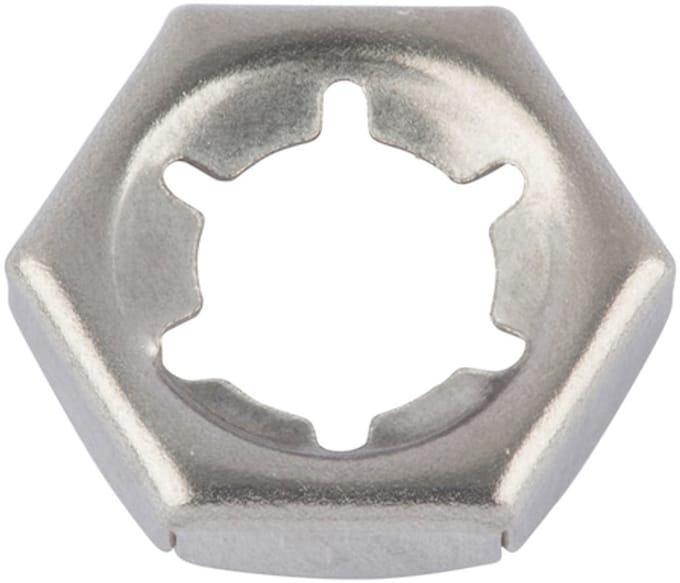 Wurth - DIN 7967 roestvast staal A2 blank - Borgring DIN 7967, RVS A2, blank - x 500 st