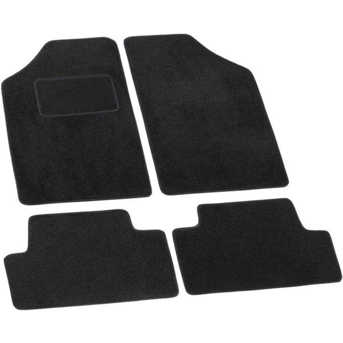 Vloermatten - Renault Megane E-Tech - Zwart velours - 4 stuks - Antislip basis