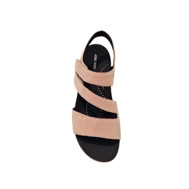 JOSEF SEIBEL Estelle 03 Nubuck Dames Sandalen - Beige - 40