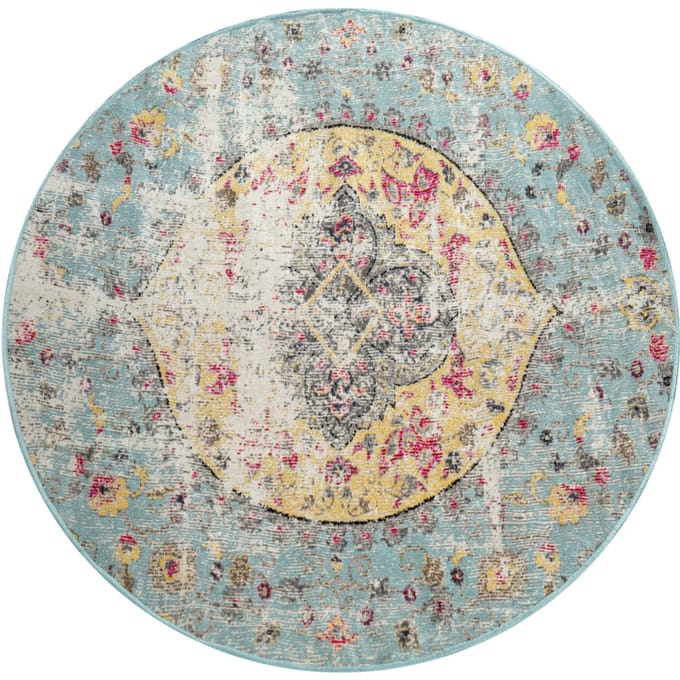 Binnen- en buitenkleed Artino multicolor 160 cm rond