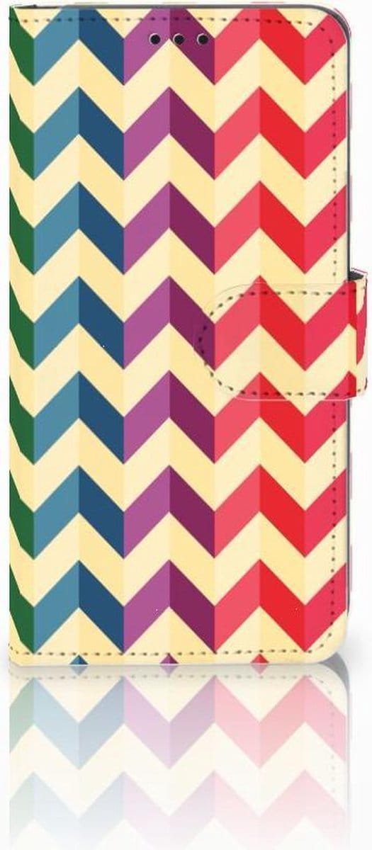 Samsung Galaxy S10 Telefoon Hoesje Zigzag Multi Color