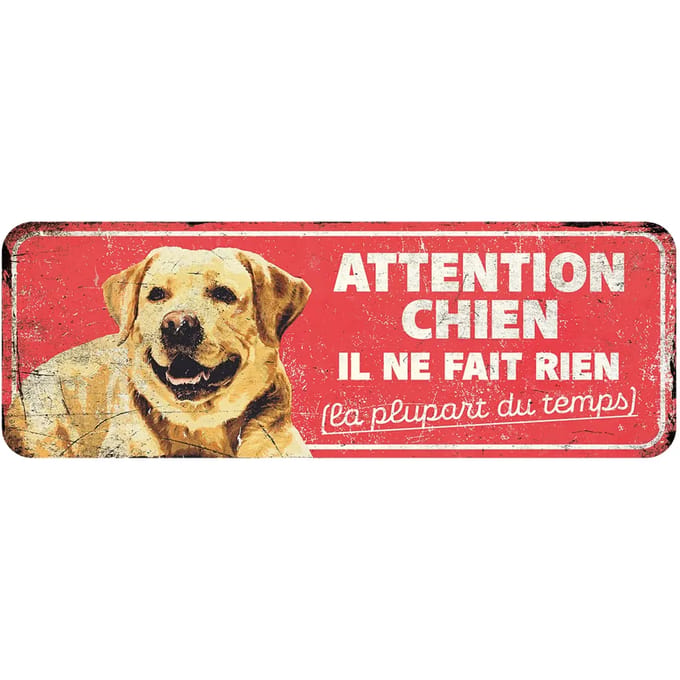 Labrador Retriever waarschuwingsbord D&D Home