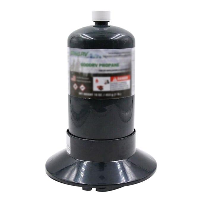 Gaspatroon Plastic Basis Beugel Gasfles Vaste Steun Propaancilinder Basis Vervanging voor zwart