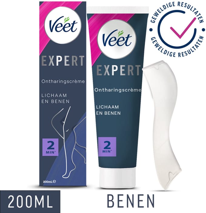 Veet Expert Ontharingscrème Benen - 3 x 200 ml - Voordeelverpakking