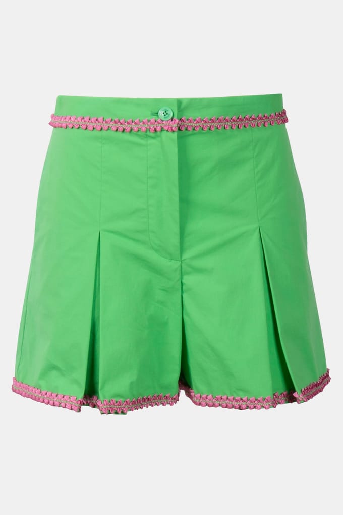 Moschino Shorts Green Green Größe: 40 | Kurze Sporthosen Outlet | Damen | Grün
