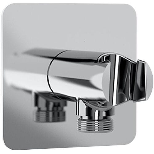HSK Softcube wall connection elbow with integrated hand shower holder 1180132