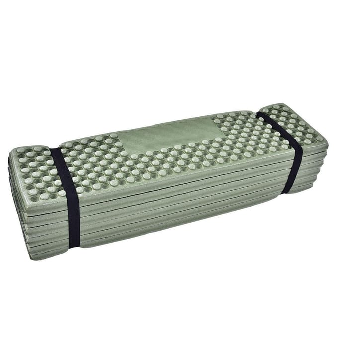Buitenschuim kampeermat, opvouwbare strandtent slaapmat, waterdichte matras( leger groen) gray