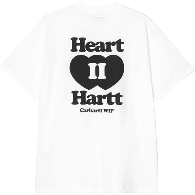 Carhartt Wip Heart Ii Hartt T-shirt Wit