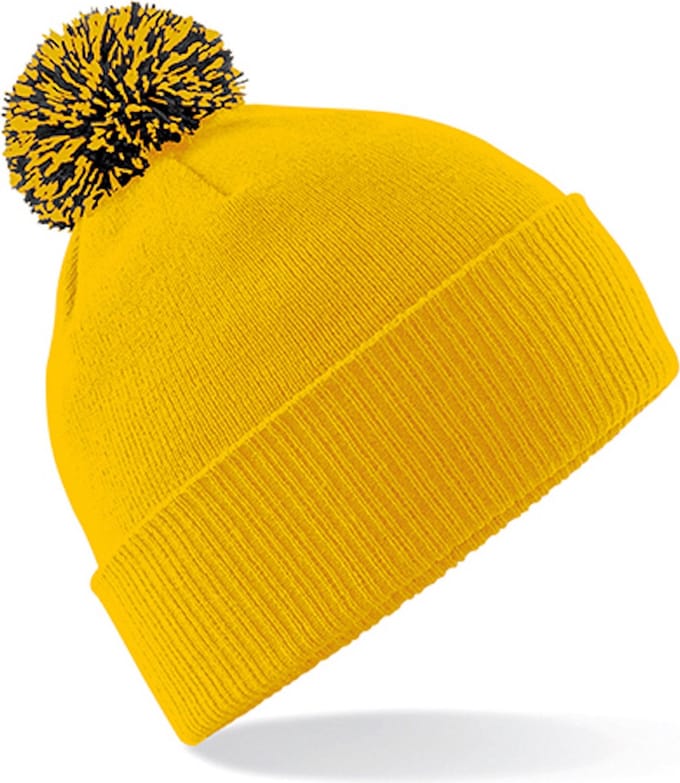 Beechfield 'Snowstar® Beanie' Goud/Zwart