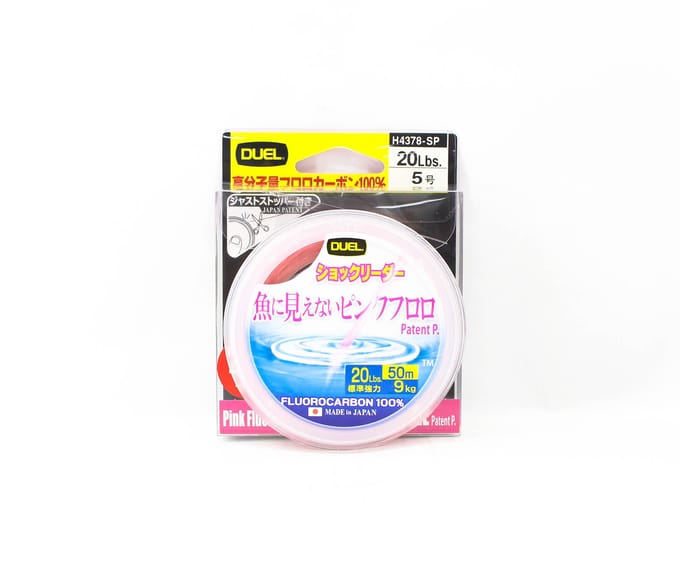 Duel Fish Cannot See Pink 50 M Flurocarbon Transparant 0.370 mm